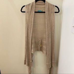 Knit boho vest